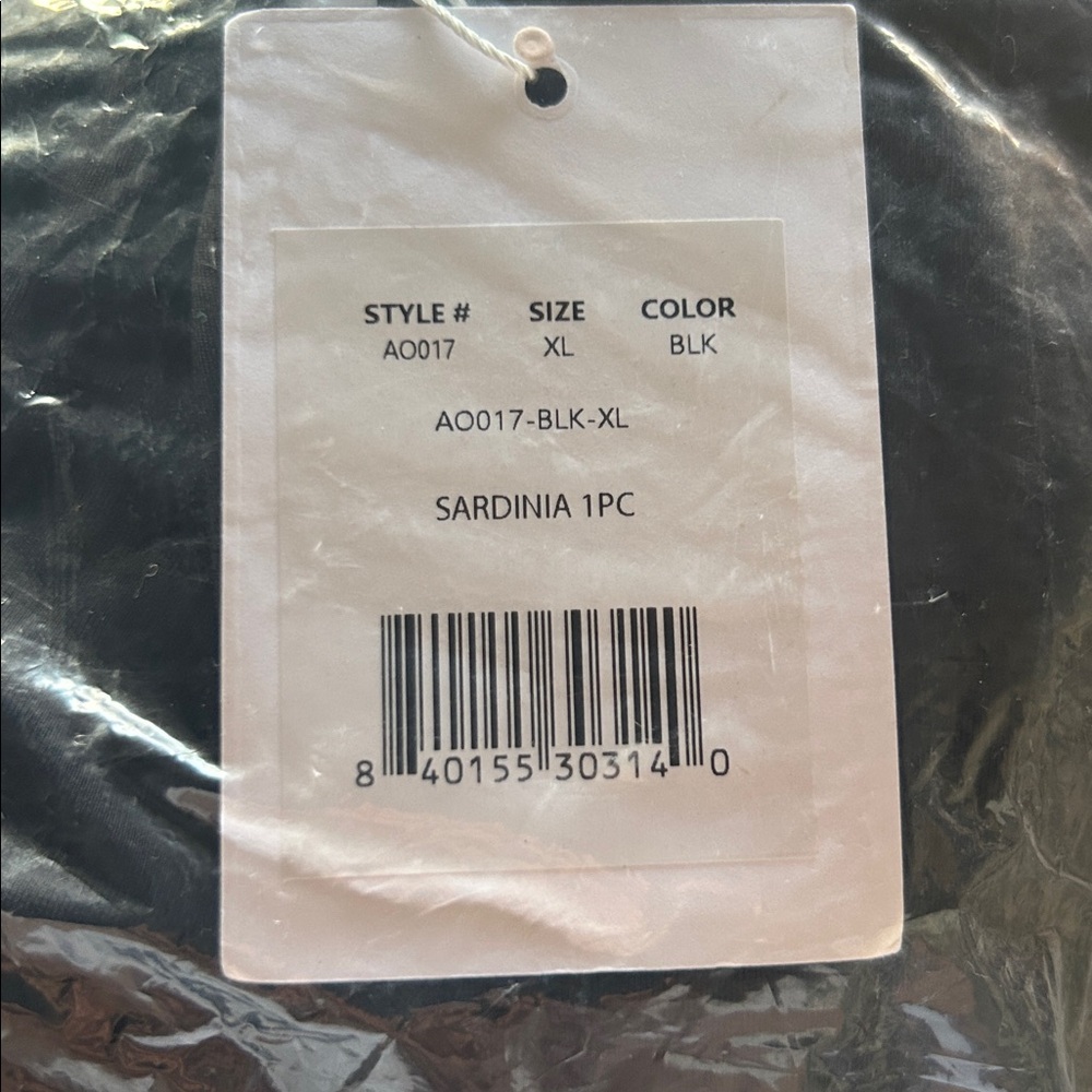 NWT ANDIE SWIM the Sardinia one piece swimsuit in black size XL - Picture 5 of 5